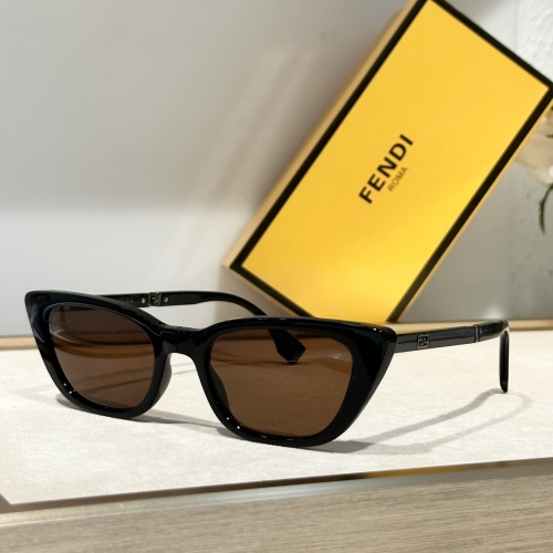 Fendi AAA Quality Sunglasses #1215337 $85.00 USD, Wholesale Replica Fendi AAA Quality Sunglasses