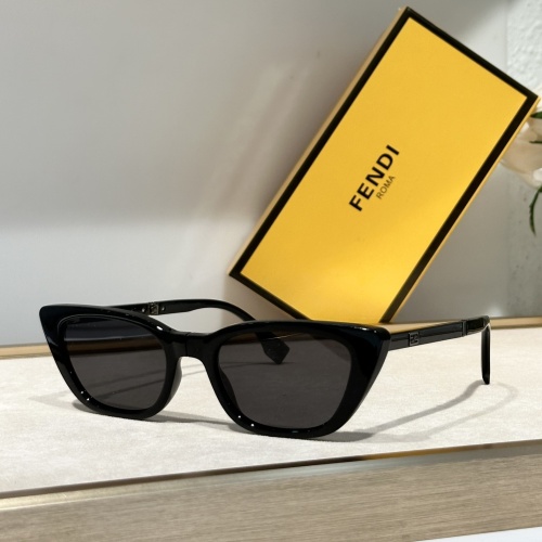 Fendi AAA Quality Sunglasses #1215338 $85.00 USD, Wholesale Replica Fendi AAA Quality Sunglasses