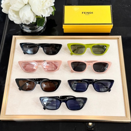 Replica Fendi AAA Quality Sunglasses #1215338 $85.00 USD for Wholesale