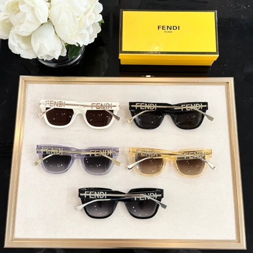 Replica Fendi AAA Quality Sunglasses #1215343 $68.00 USD for Wholesale