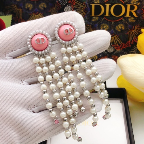 Replica Christian Dior Earrings For Women #1215348 $29.00 USD for Wholesale