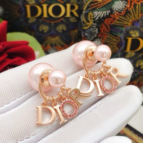 Replica Christian Dior Earrings For Women #1215349 $27.00 USD for Wholesale