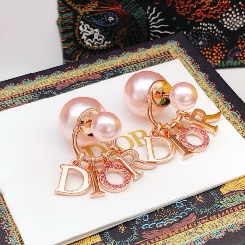 Replica Christian Dior Earrings For Women #1215349 $27.00 USD for Wholesale