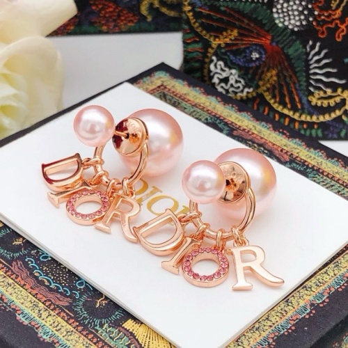 Replica Christian Dior Earrings For Women #1215349 $27.00 USD for Wholesale