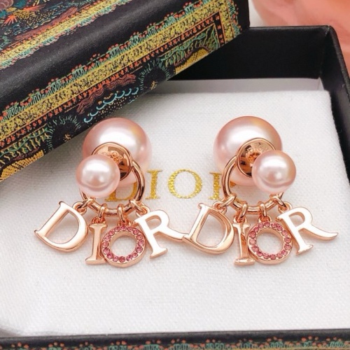 Replica Christian Dior Earrings For Women #1215349 $27.00 USD for Wholesale