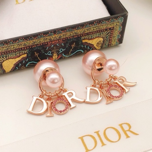 Replica Christian Dior Earrings For Women #1215349 $27.00 USD for Wholesale