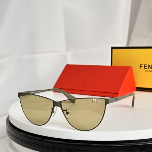 Fendi AAA Quality Sunglasses #1215354 $64.00 USD, Wholesale Replica Fendi AAA Quality Sunglasses