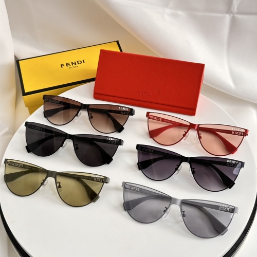 Replica Fendi AAA Quality Sunglasses #1215354 $64.00 USD for Wholesale