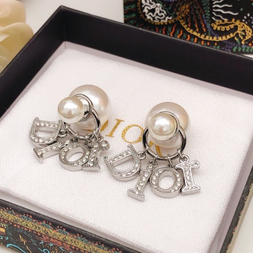 Replica Christian Dior Earrings For Women #1215356 $29.00 USD for Wholesale