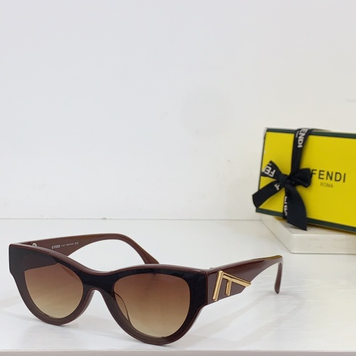 Fendi AAA Quality Sunglasses #1215371 $60.00 USD, Wholesale Replica Fendi AAA Quality Sunglasses