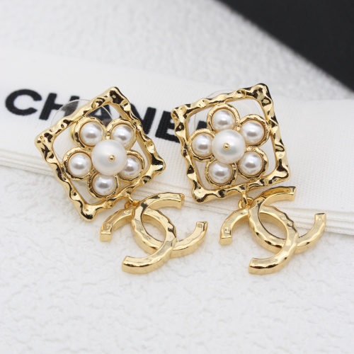 Replica Chanel Earrings For Women #1215385 $45.00 USD for Wholesale