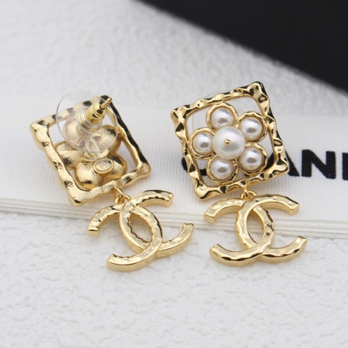 Replica Chanel Earrings For Women #1215385 $45.00 USD for Wholesale