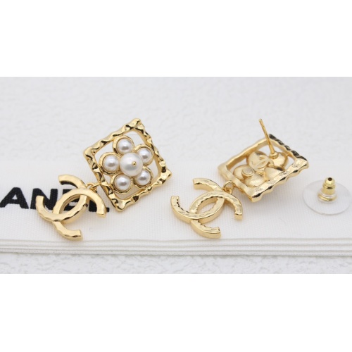 Replica Chanel Earrings For Women #1215385 $45.00 USD for Wholesale