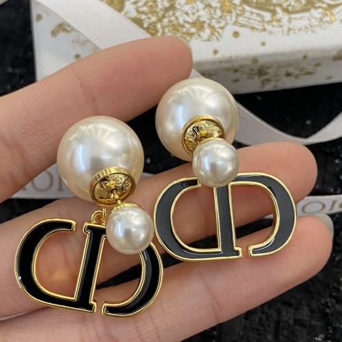 Replica Christian Dior Earrings For Women #1215394 $29.00 USD for Wholesale