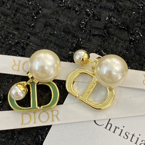 Replica Christian Dior Earrings For Women #1215396 $29.00 USD for Wholesale