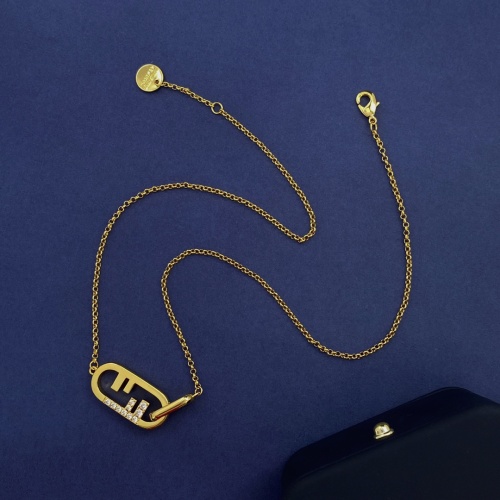 Fendi Necklaces #1215425 $29.00 USD, Wholesale Replica Fendi Necklaces