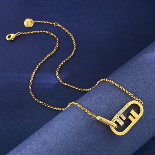 Replica Fendi Necklaces #1215425 $29.00 USD for Wholesale