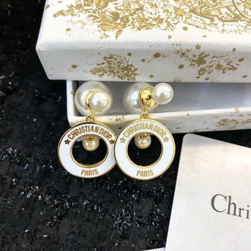 Replica Christian Dior Earrings For Women #1215435 $34.00 USD for Wholesale