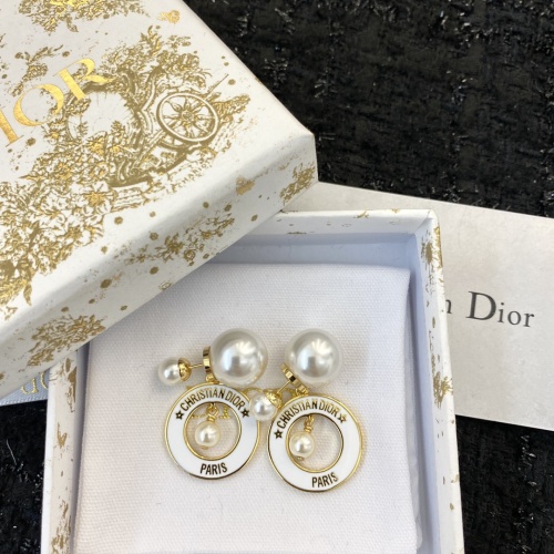 Replica Christian Dior Earrings For Women #1215435 $34.00 USD for Wholesale