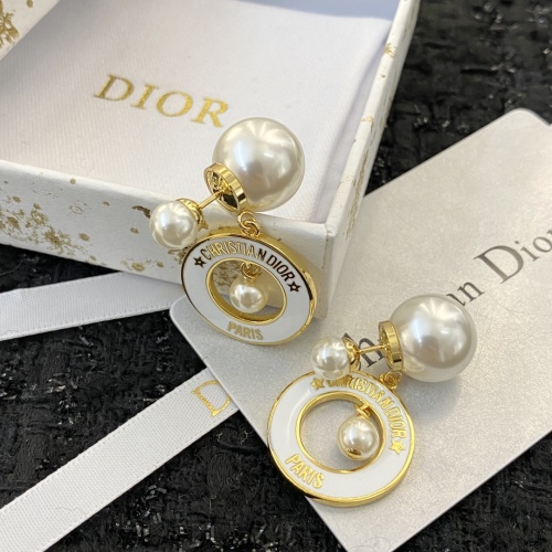 Replica Christian Dior Earrings For Women #1215435 $34.00 USD for Wholesale