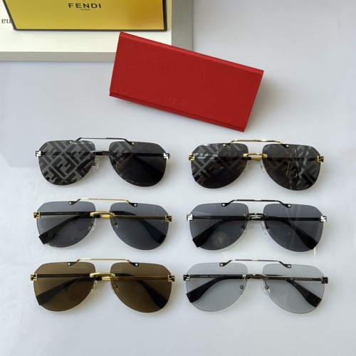 Replica Fendi AAA Quality Sunglasses #1215438 $60.00 USD for Wholesale