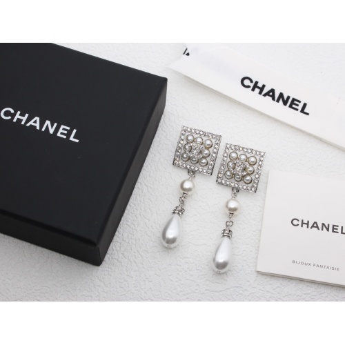 Replica Chanel Earrings For Women #1215444 $56.00 USD for Wholesale