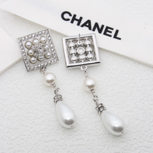 Replica Chanel Earrings For Women #1215444 $56.00 USD for Wholesale