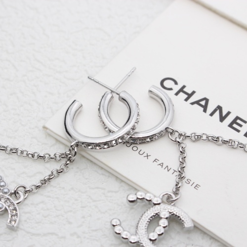 Replica Chanel Earrings For Women #1215445 $56.00 USD for Wholesale