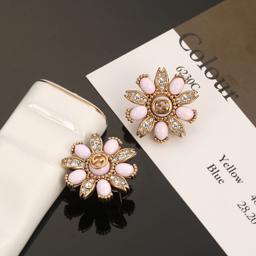 Replica Gucci Earrings For Women #1215475 $32.00 USD for Wholesale