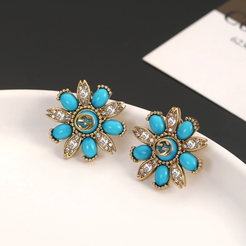 Replica Gucci Earrings For Women #1215476 $32.00 USD for Wholesale