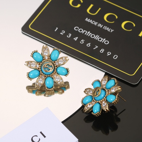 Replica Gucci Earrings For Women #1215476 $32.00 USD for Wholesale