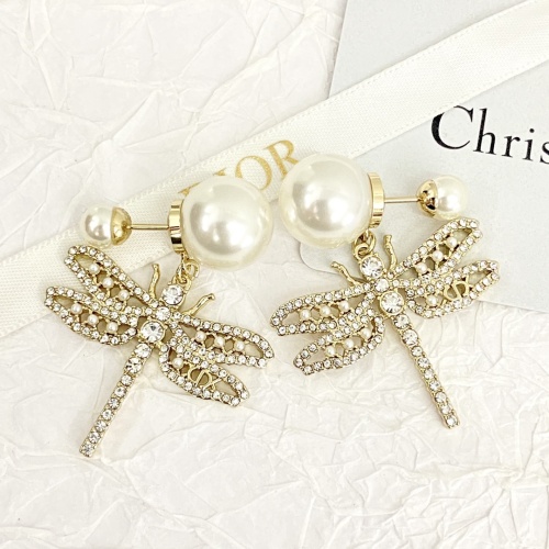 Replica Christian Dior Earrings For Women #1215528 $38.00 USD for Wholesale