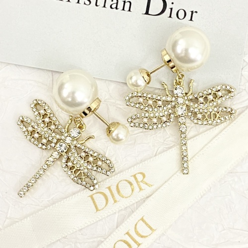 Replica Christian Dior Earrings For Women #1215528 $38.00 USD for Wholesale