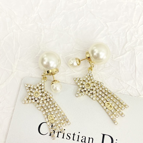 Replica Christian Dior Earrings For Women #1215530 $34.00 USD for Wholesale