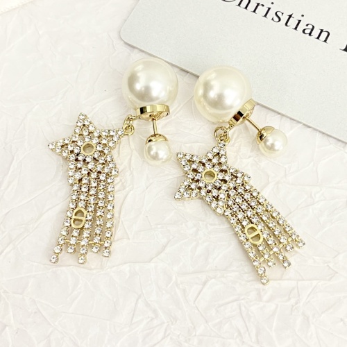 Replica Christian Dior Earrings For Women #1215530 $34.00 USD for Wholesale