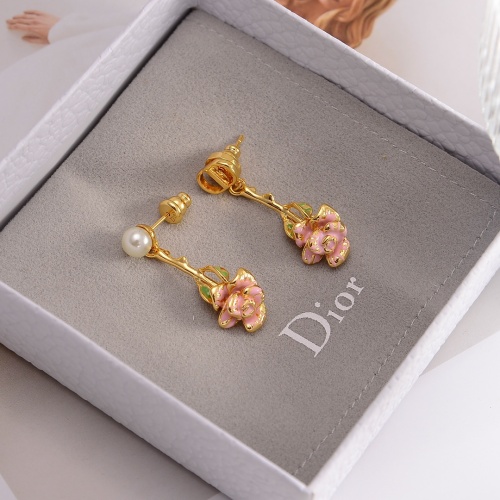 Replica Christian Dior Earrings For Women #1215539 $29.00 USD for Wholesale