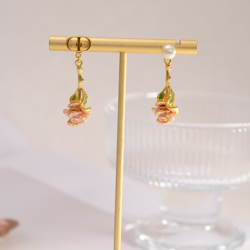 Replica Christian Dior Earrings For Women #1215539 $29.00 USD for Wholesale