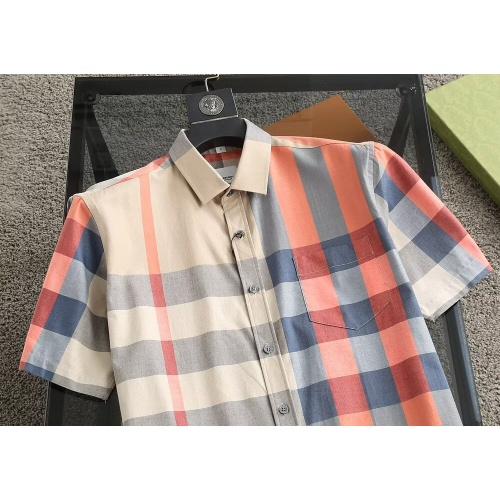 Replica Burberry Shirts Short Sleeved For Men #1215595 $38.00 USD for Wholesale