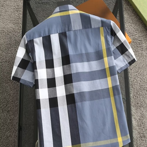 Replica Burberry Shirts Short Sleeved For Men #1215596 $38.00 USD for Wholesale