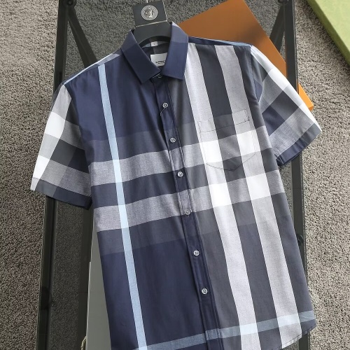 Burberry Shirts Short Sleeved For Men #1215597 $38.00 USD, Wholesale Replica Burberry Shirts