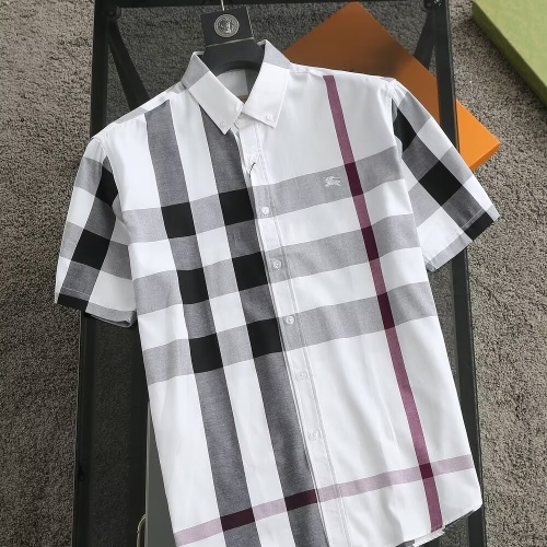 Burberry Shirts Short Sleeved For Men #1215598 $36.00 USD, Wholesale Replica Burberry Shirts