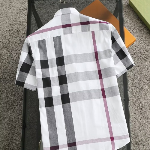 Replica Burberry Shirts Short Sleeved For Men #1215598 $36.00 USD for Wholesale