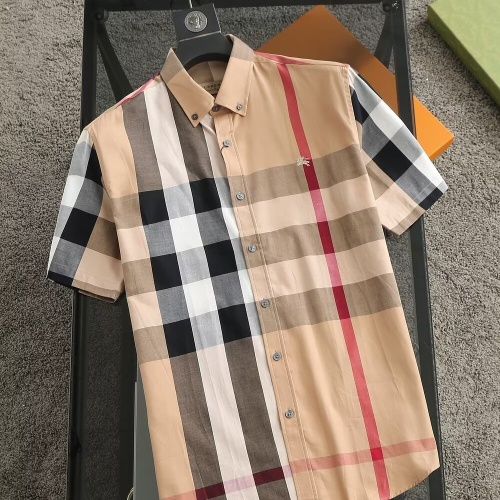 Burberry Shirts Short Sleeved For Men #1215599 $36.00 USD, Wholesale Replica Burberry Shirts