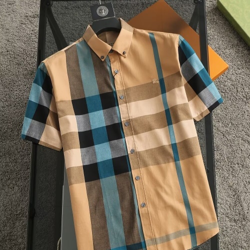 Burberry Shirts Short Sleeved For Men #1215600 $36.00 USD, Wholesale Replica Burberry Shirts