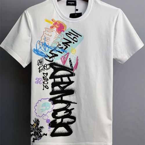 Dsquared T-Shirts Short Sleeved For Men #1215624 $27.00 USD, Wholesale Replica Dsquared T-Shirts