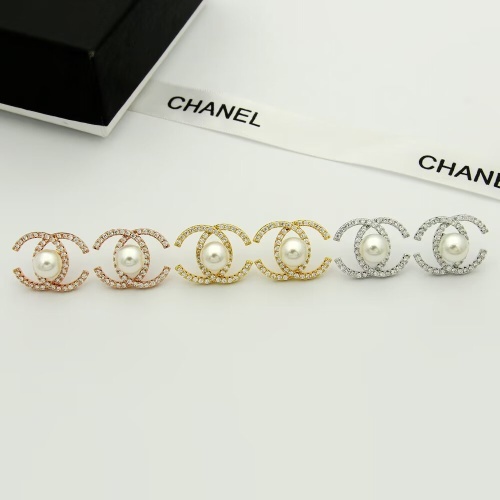 Replica Chanel Earrings For Women #1215630 $27.00 USD for Wholesale