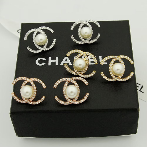 Replica Chanel Earrings For Women #1215630 $27.00 USD for Wholesale