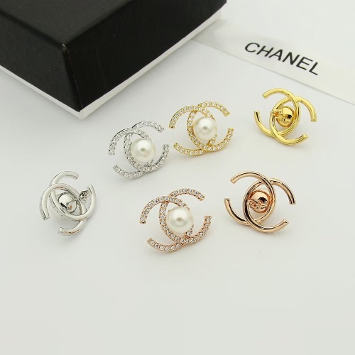 Replica Chanel Earrings For Women #1215630 $27.00 USD for Wholesale