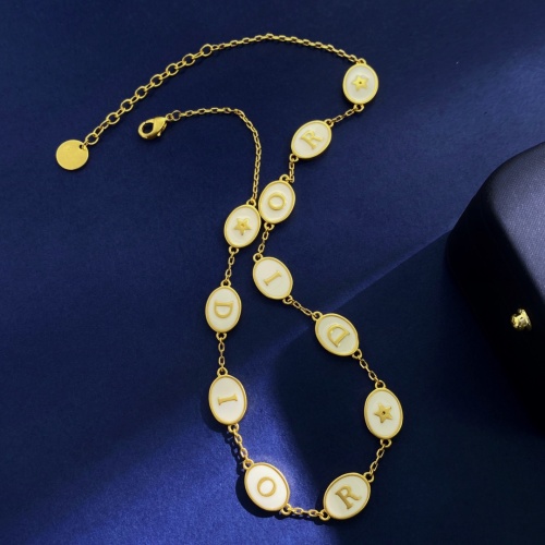 Replica Christian Dior Necklaces #1215644 $34.00 USD for Wholesale