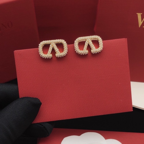 Replica Valentino Earrings For Women #1215646 $32.00 USD for Wholesale